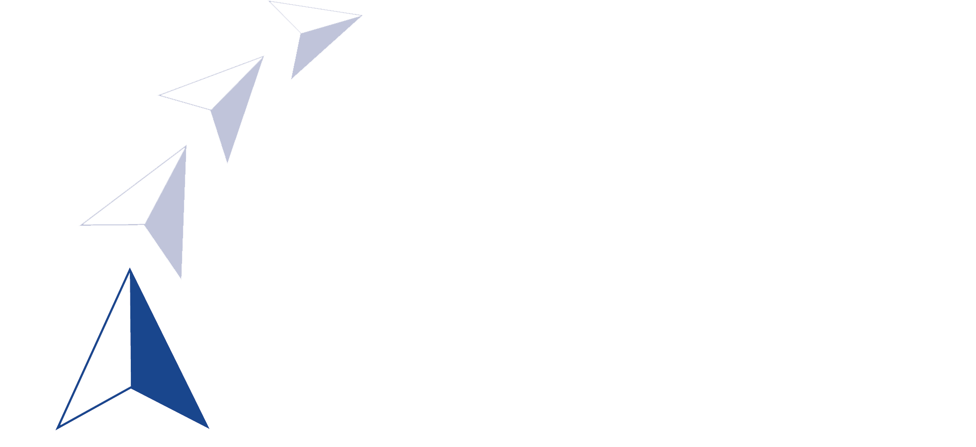 Burton Partners white logo.